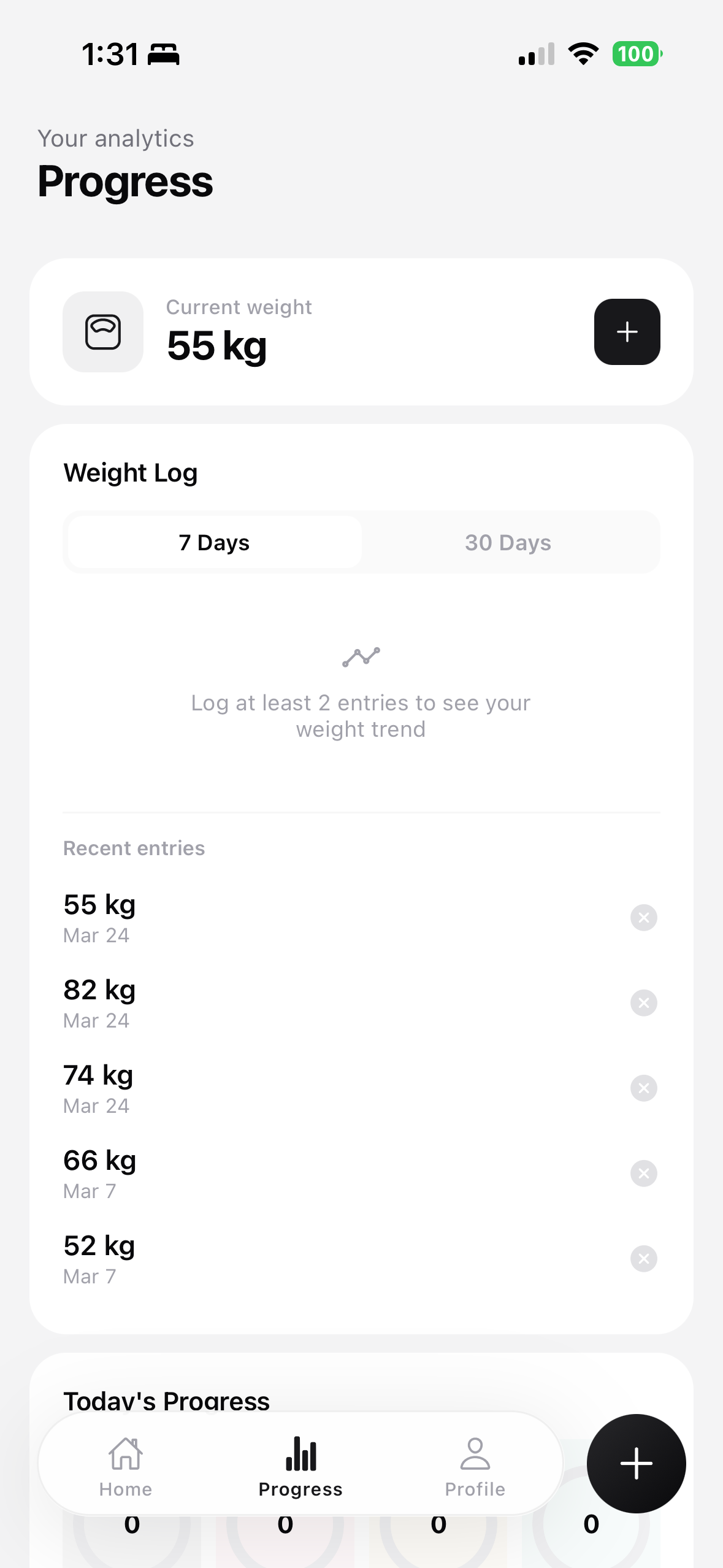 OpenCal — progress overview